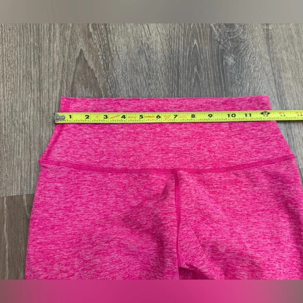 Alo Yoga Alosoft High Waisted 7/8 Highlight Legging Neon Pink Heather Medium